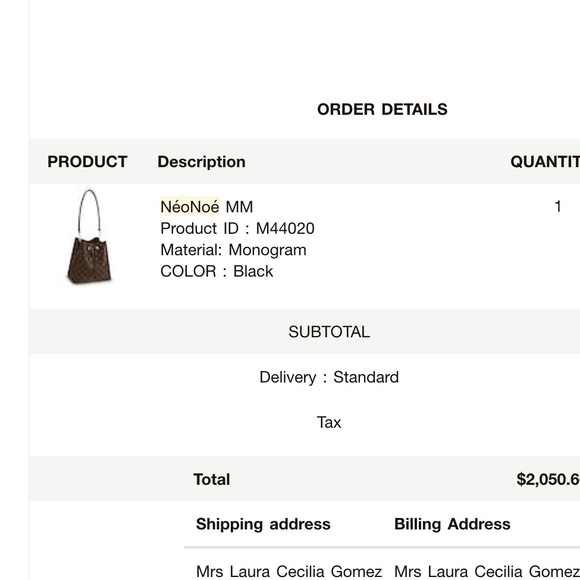 Louis Vuitton Néonoé Noir MM - Picture 15 of 15